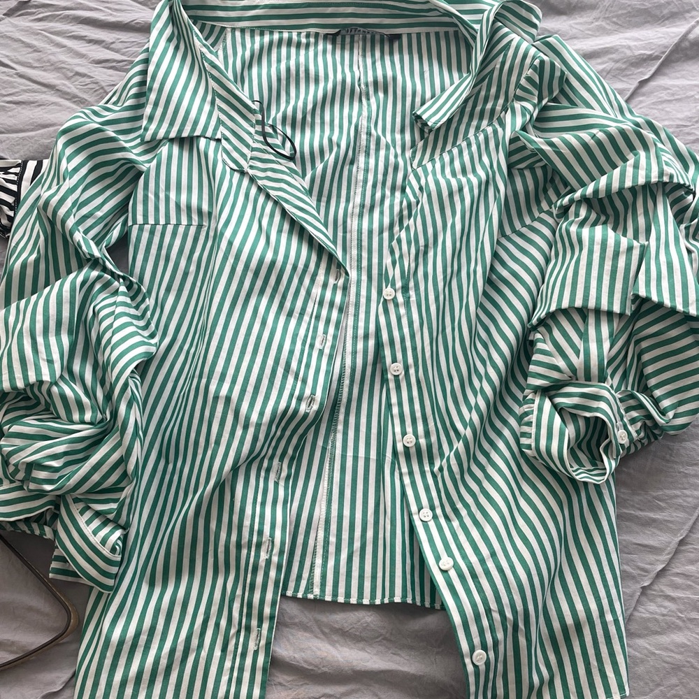 Zara striped button up